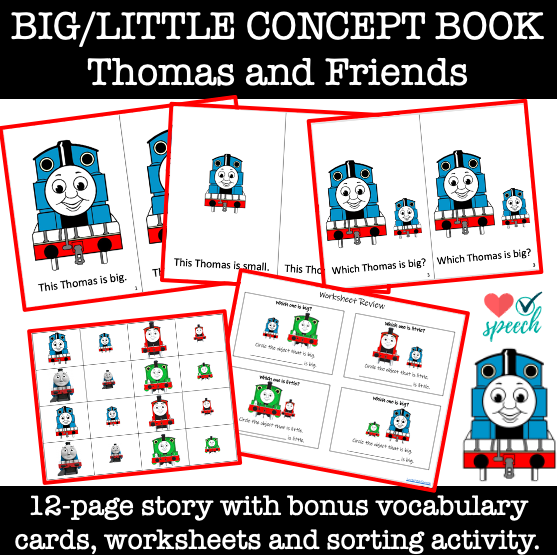 Thomas the Train Big/Little Concept Book image