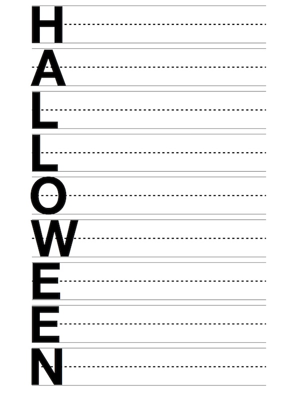 Halloween Handwriting image