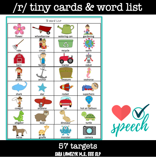 /r/ Word List / Tiny Cards image
