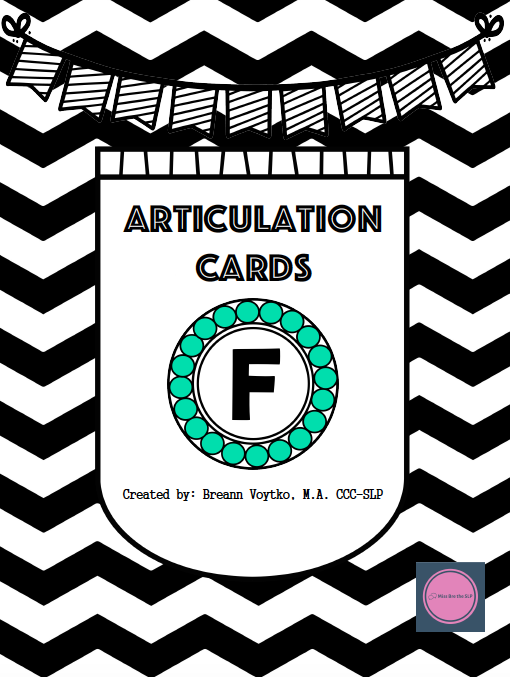 /f/ Articulation Cards image