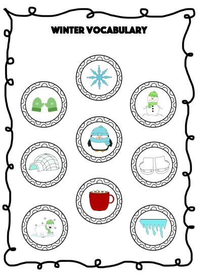 Winter Vocabulary image