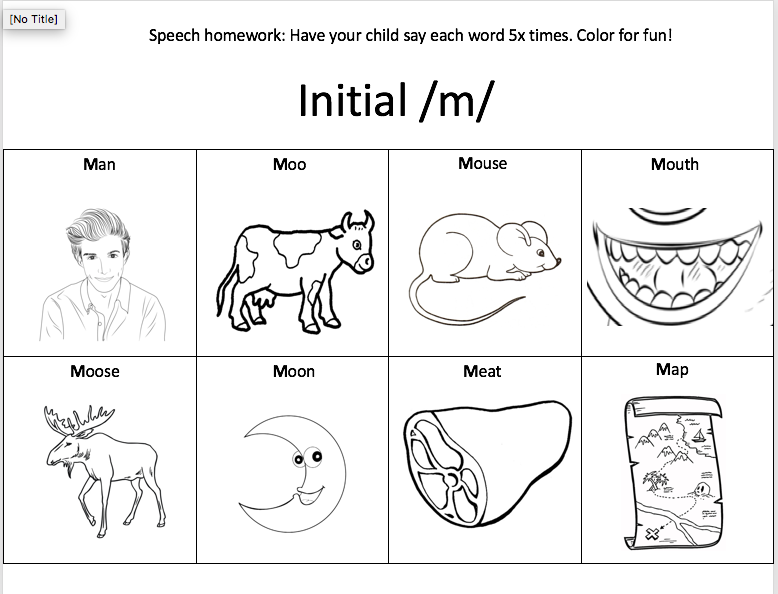 /m/ Words All Positions Coloring Pages image