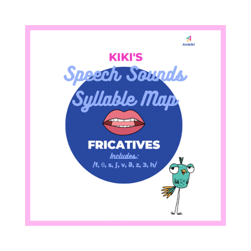 Kiki's Speech Sounds Syllable Map: Fricatives image