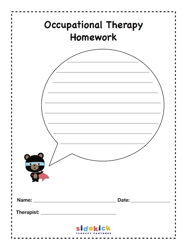 OT Homework Form image