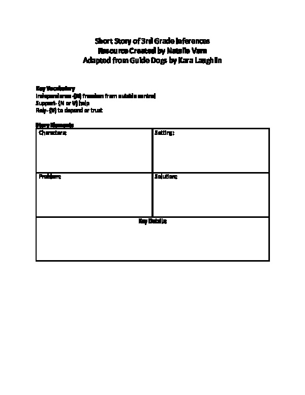 Reading Comprehension: Inferencing & Guide Dogs image 1