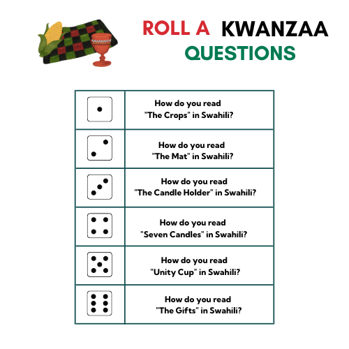 Happy Kwanzaa Dice Game image