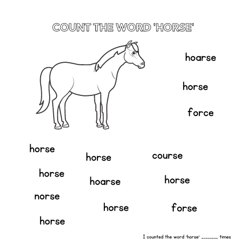 H is For Horse image
