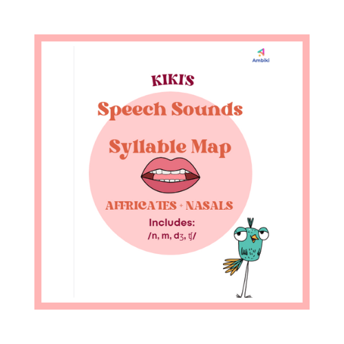 Speech Sounds Syllable Map: Affricatives + Nasals image