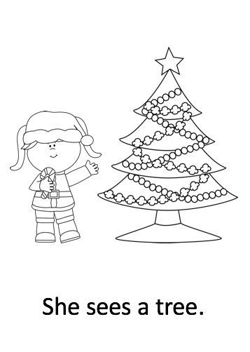Christmas Sight Word Book image