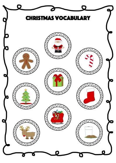 Christmas Vocabulary image