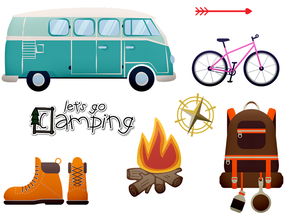Camping Themed Language Activities image