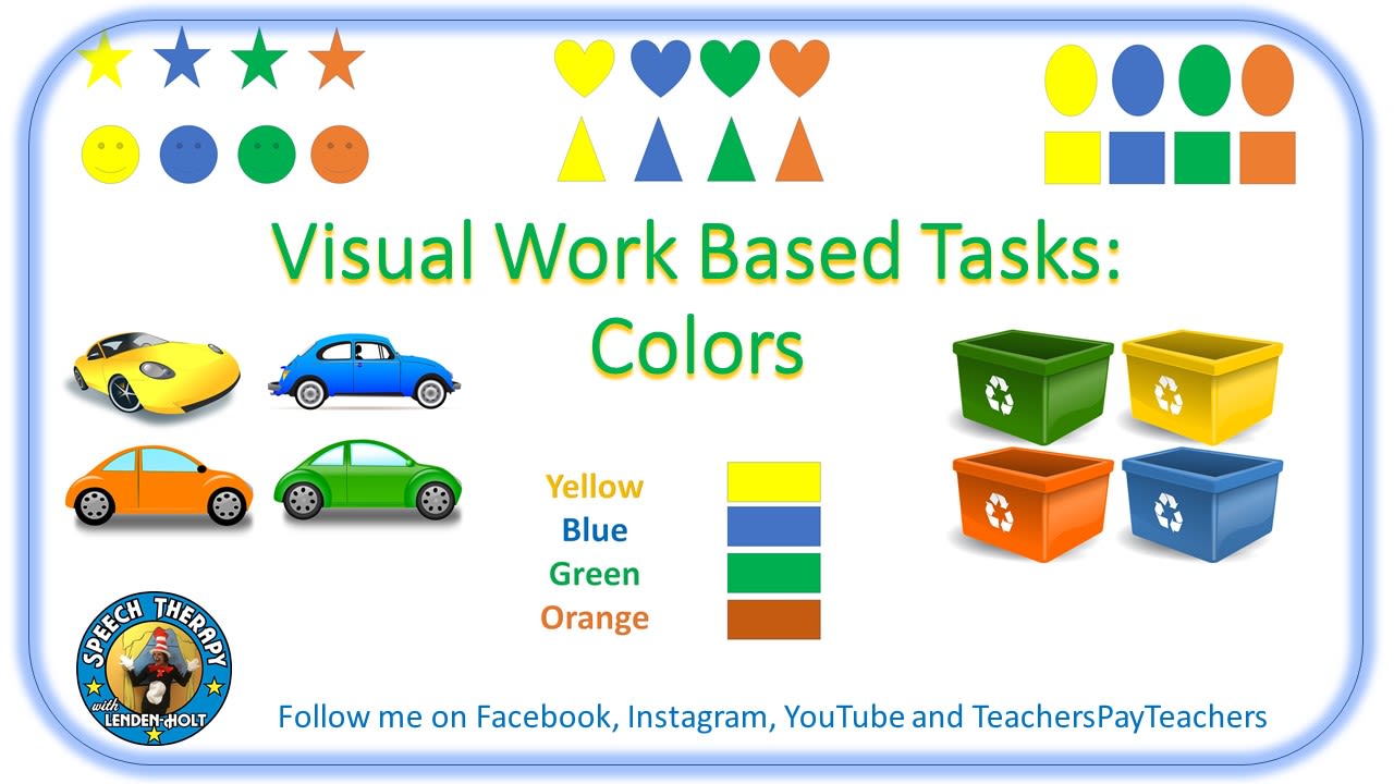 Visual Work Based Learning Task: Colors image