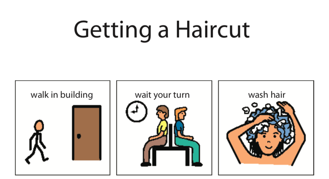 Getting a Haircut Autism Visual Support image