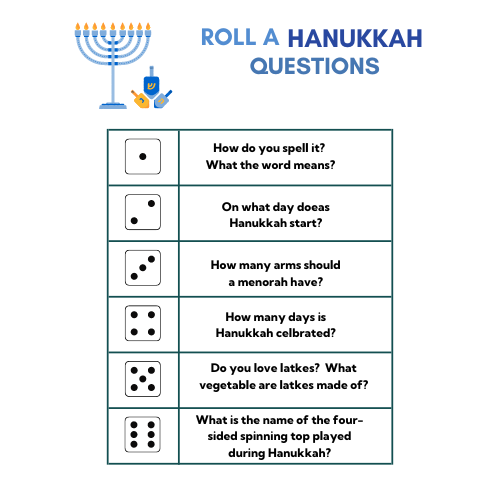 Hanukkah Bingo and Dice Game image