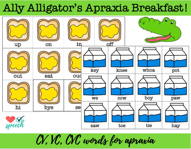 Ally Alligator’s Apraxia Breakfast image