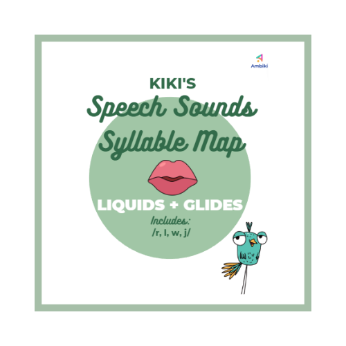 Speech Sounds Syllable Map: Liquids + Glides image