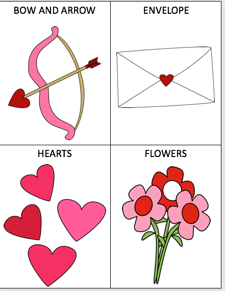 Valentine’s Day Vocabulary Cards image