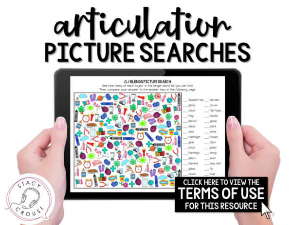 Articulation Picture Search Game image 1