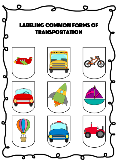 Labeling Forms of Transportation image