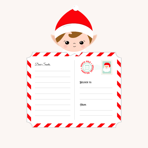 Instructions to Write a Letter to Santa (St. Nicholas) image