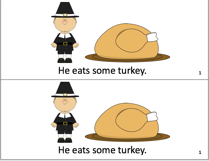 Thanksgiving Sight Word Book image