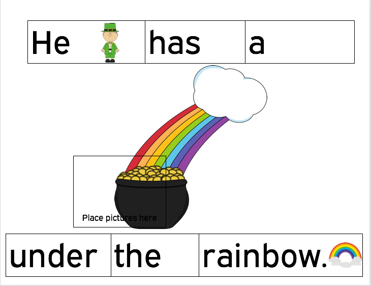 St. Patrick’s Day Sentence Strip image