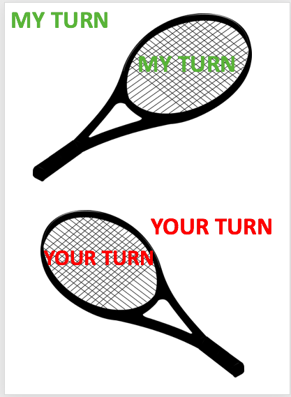 Taking Turns Conversation Visual Support image