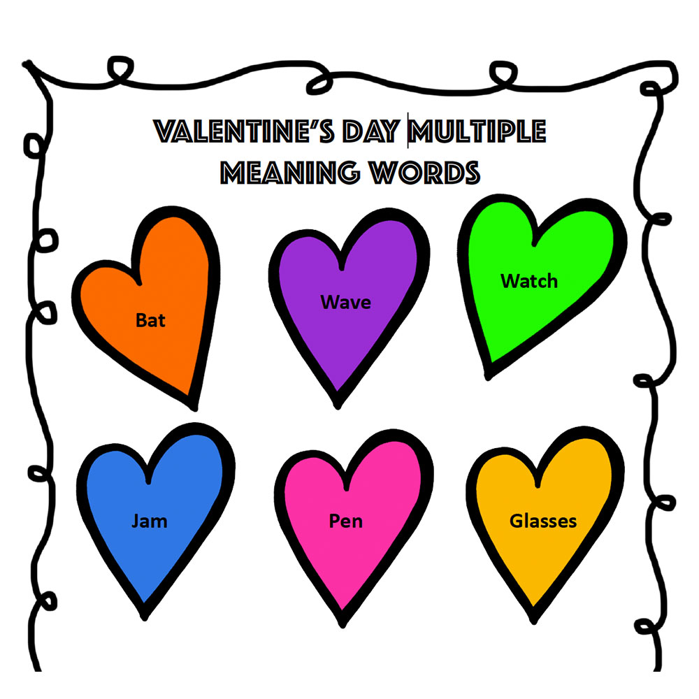 Valentine’s Day Multiple Meaning Words image