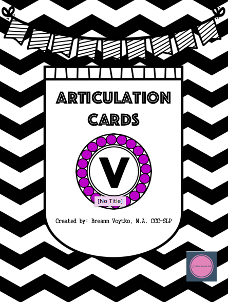 /v/ Articulation Cards image