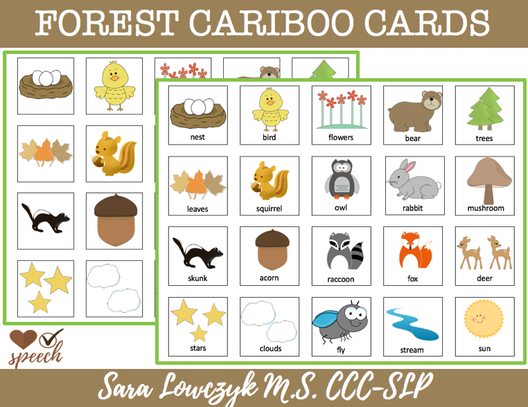 Woodland Animals/Forest Cariboo Cards image