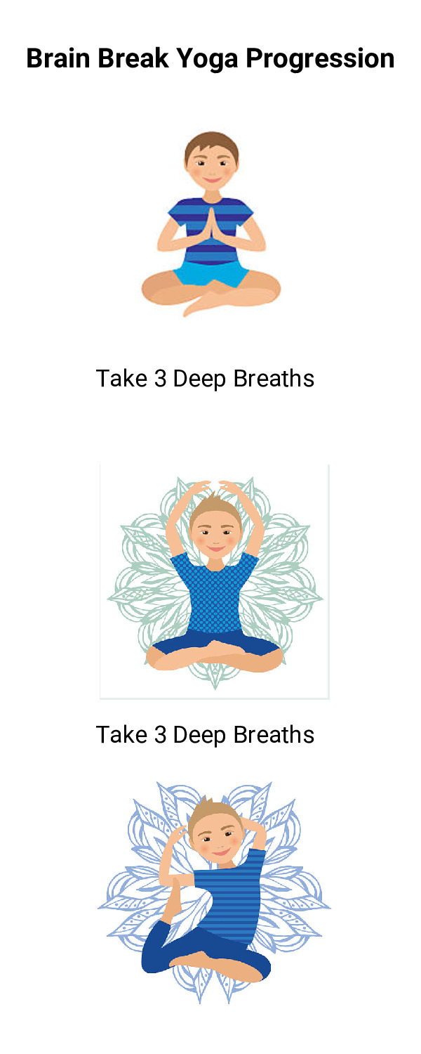 Brain Break Yoga Progression image 1