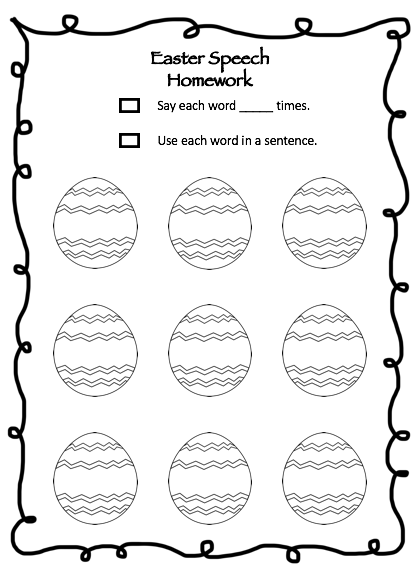 Easter Speech Homework image