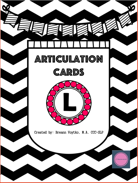 /l/ Articulation Cards image