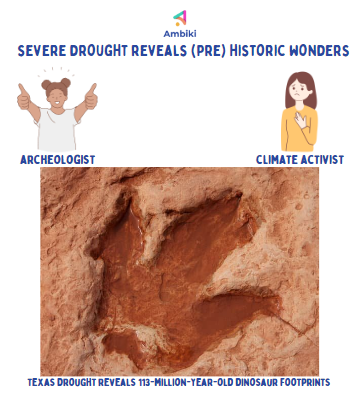 Dinosaur Footsteps In Texas image