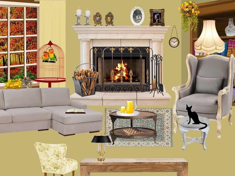 Living Room Build a Scene: Speech and Language Activities image