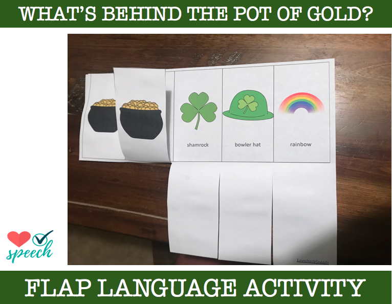 What’s Behind the Pot of Gold? Language Flap Activity image