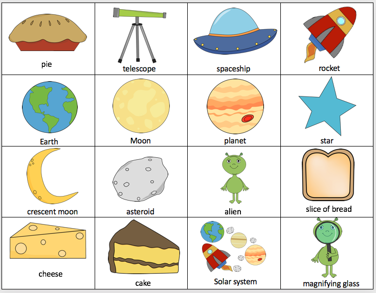 Solar System Vocabulary and Parent Handout image
