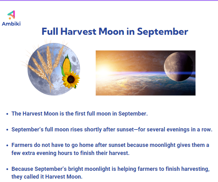 Harvest Full Moon In September image