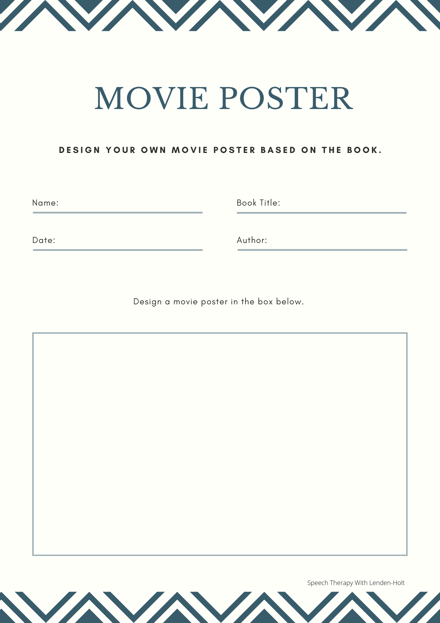 Design Your Own Movie Poster Template image