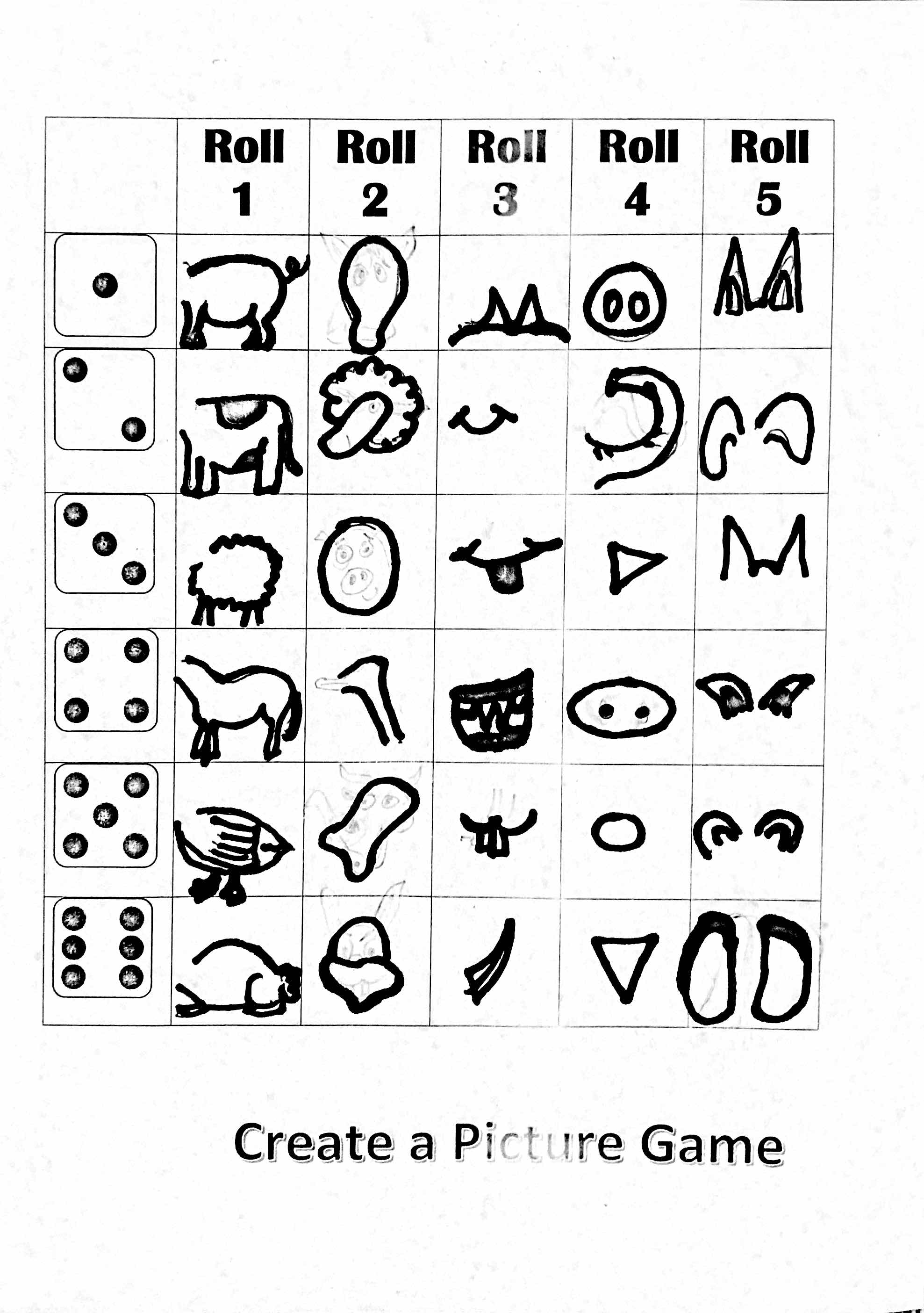 Roll a Dice Game-Draw An Animal image