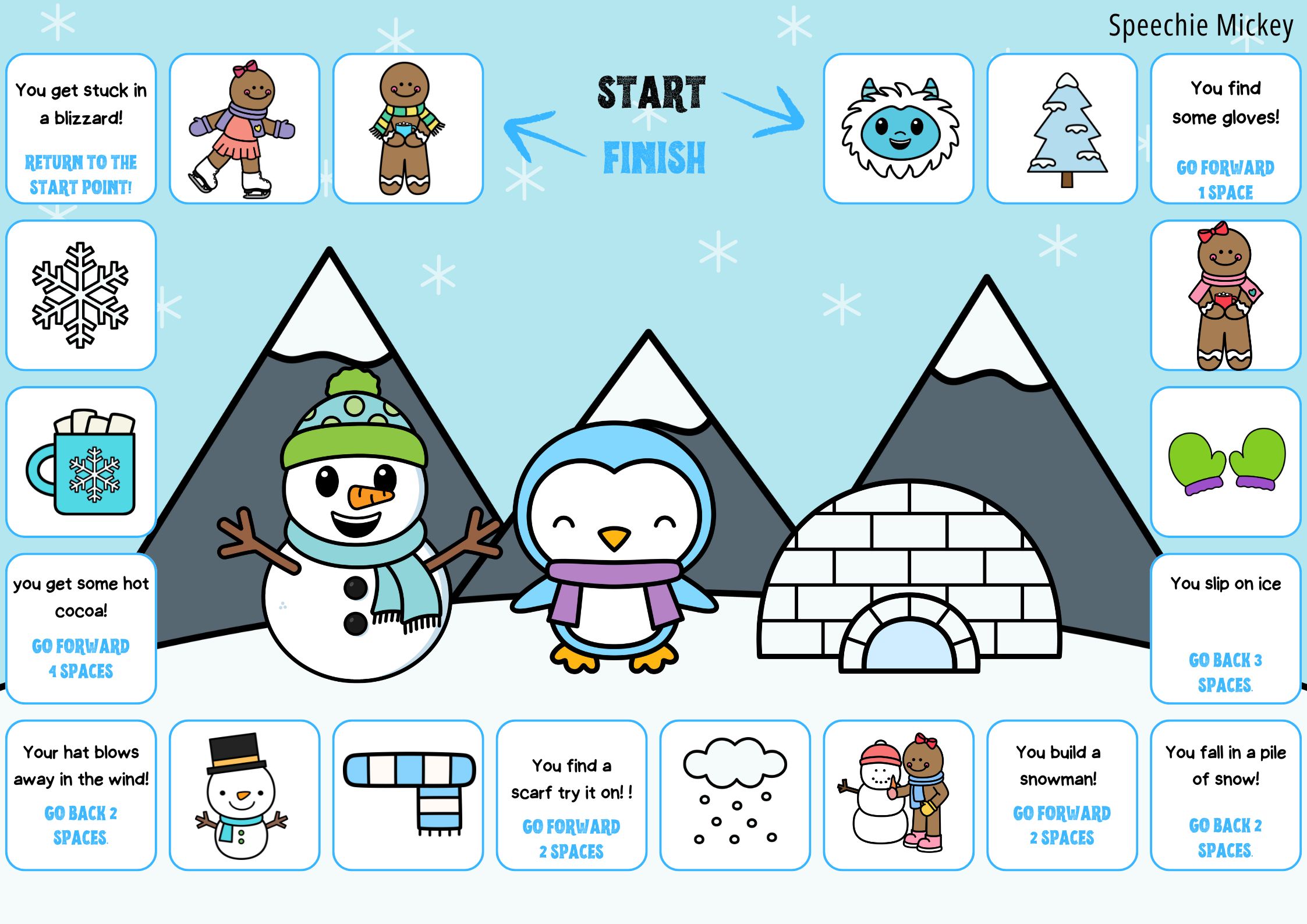 Winter Theme Board Game image