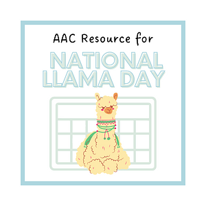 Ambiki - AAC Resource for National Llama Day