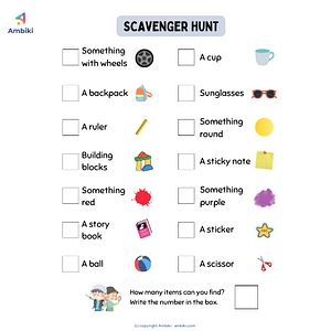 Ambiki - Indoor Scavenger Hunt ideas (1)
