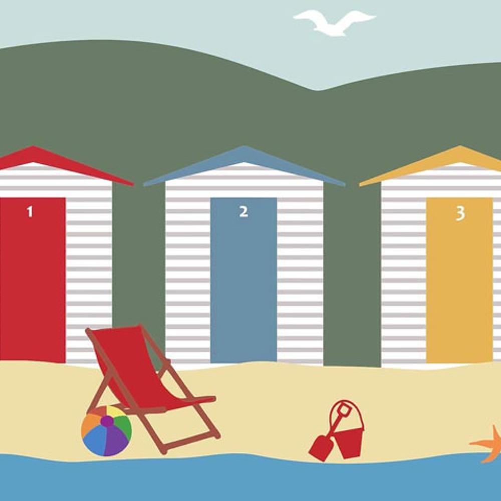 Three Beach Stalls