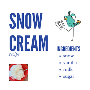 Ambiki - Snow cream recipe - promo image