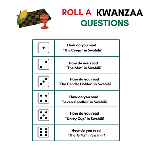 Ambiki - Dice Kwanzaa Questions