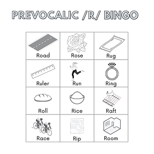 Ambiki - Prevocalic r BINGO