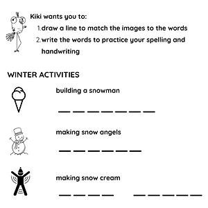 Ambiki - winter handwriting - promo image
