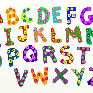 Ambiki - polka-dot-alphabet