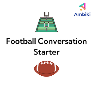 Ambiki - Football Conversation Starter Cover Page